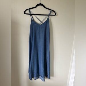 GAP Jean Blue Strappy Dress